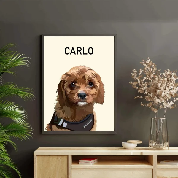 custom dog portrait - dog gift ideas